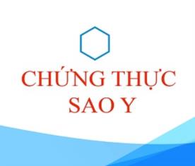 Sao y chứng thực giấy tờ - Tài liệu